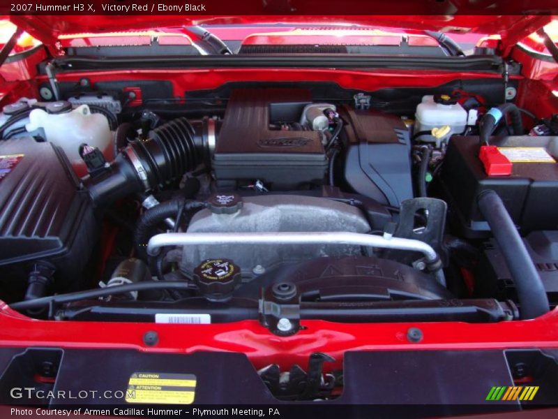 Victory Red / Ebony Black 2007 Hummer H3 X