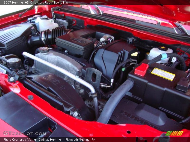 Victory Red / Ebony Black 2007 Hummer H3 X