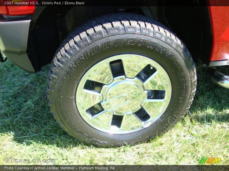 Victory Red / Ebony Black 2007 Hummer H3 X