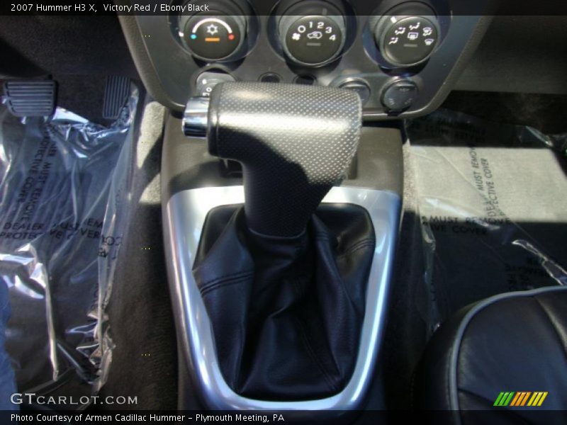 Victory Red / Ebony Black 2007 Hummer H3 X