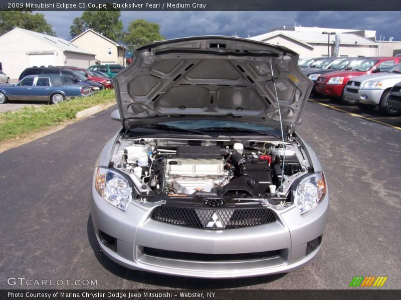 Quicksilver Pearl / Medium Gray 2009 Mitsubishi Eclipse GS Coupe
