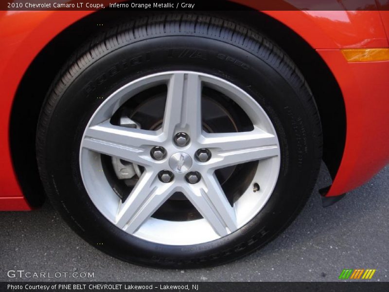 Inferno Orange Metallic / Gray 2010 Chevrolet Camaro LT Coupe