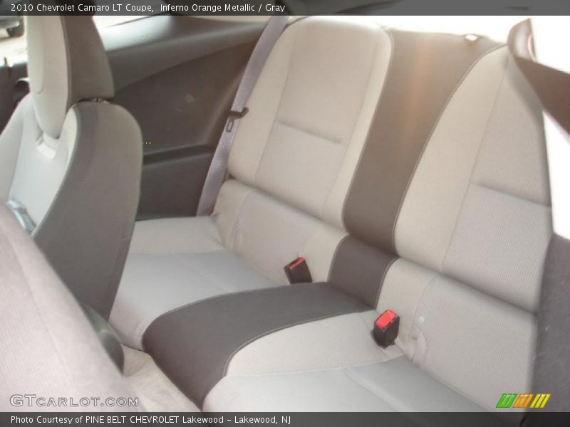 Inferno Orange Metallic / Gray 2010 Chevrolet Camaro LT Coupe