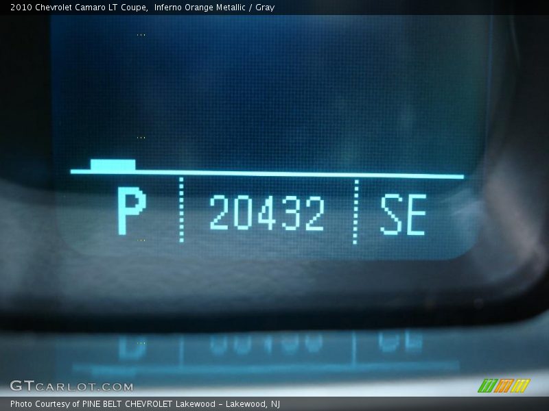 Inferno Orange Metallic / Gray 2010 Chevrolet Camaro LT Coupe