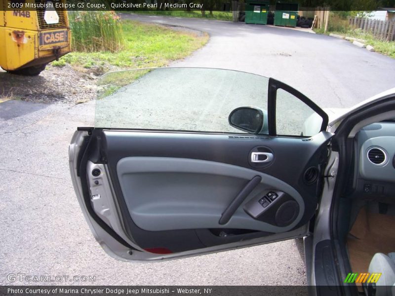 Quicksilver Pearl / Medium Gray 2009 Mitsubishi Eclipse GS Coupe