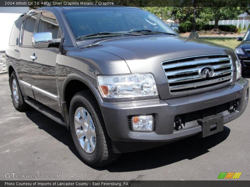 Silver Graphite Metallic / Graphite 2004 Infiniti QX 56 4WD