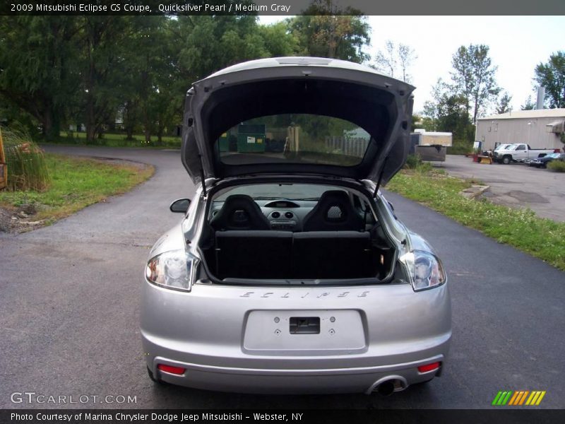 Quicksilver Pearl / Medium Gray 2009 Mitsubishi Eclipse GS Coupe