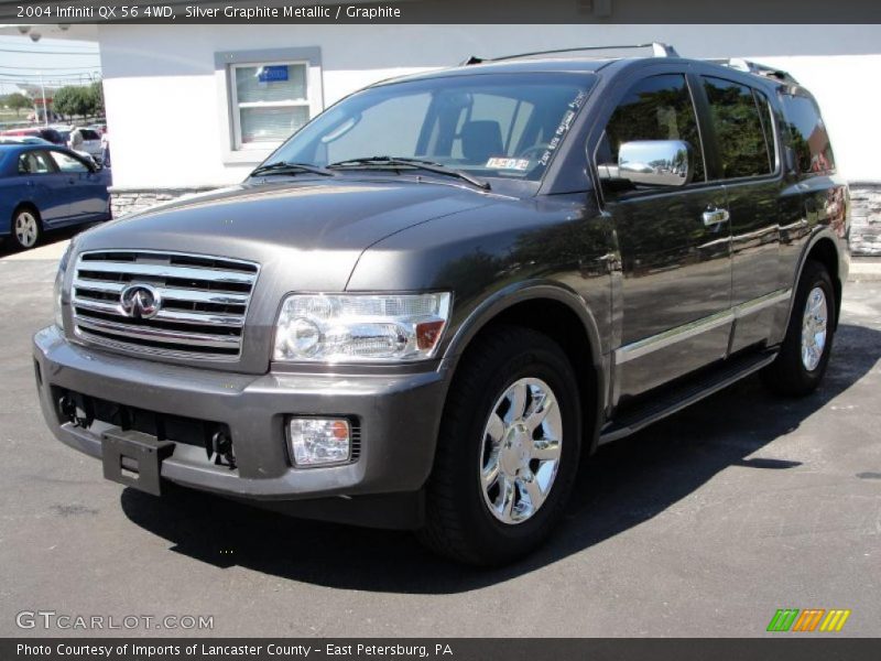 Silver Graphite Metallic / Graphite 2004 Infiniti QX 56 4WD