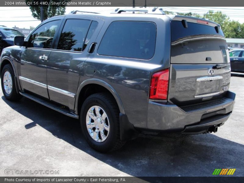 Silver Graphite Metallic / Graphite 2004 Infiniti QX 56 4WD