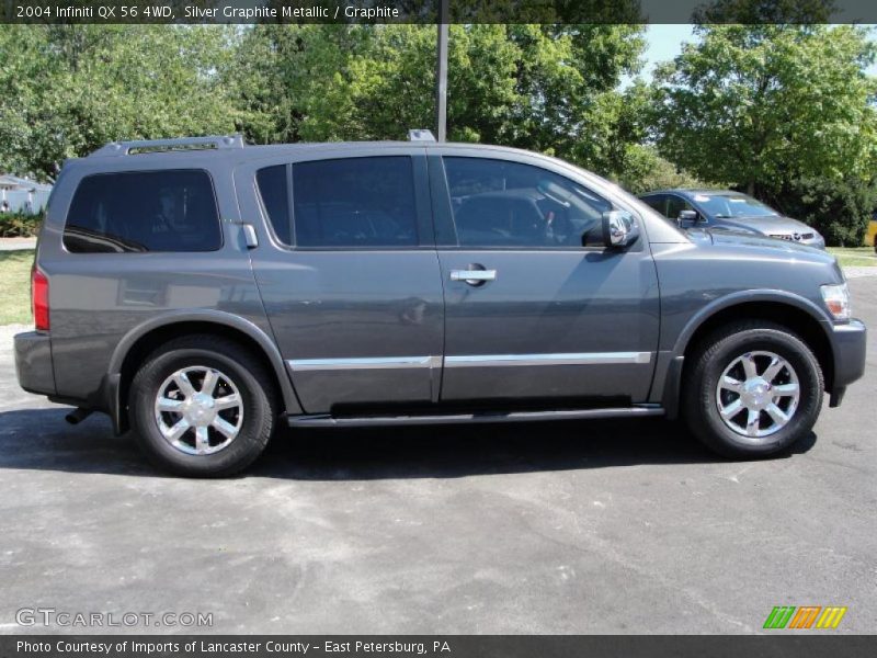 Silver Graphite Metallic / Graphite 2004 Infiniti QX 56 4WD