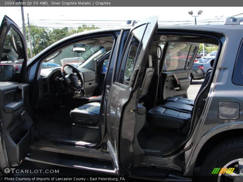 Silver Graphite Metallic / Graphite 2004 Infiniti QX 56 4WD