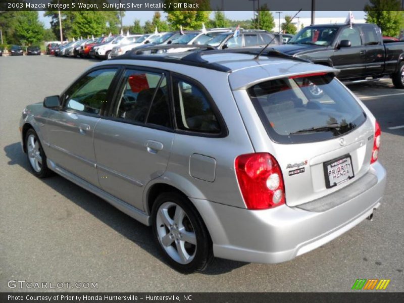 Sunlight Silver Metallic / Off Black 2003 Mazda Protege 5 Wagon