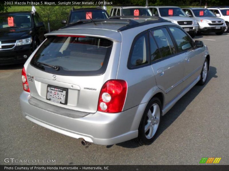 Sunlight Silver Metallic / Off Black 2003 Mazda Protege 5 Wagon