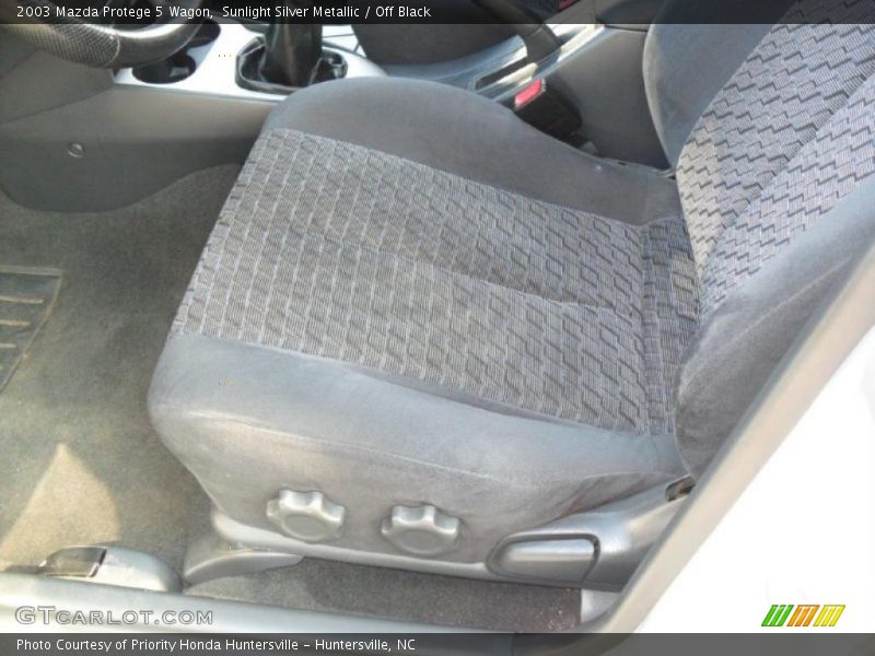 Sunlight Silver Metallic / Off Black 2003 Mazda Protege 5 Wagon