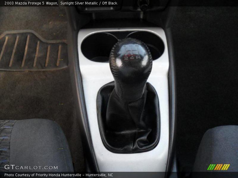 Sunlight Silver Metallic / Off Black 2003 Mazda Protege 5 Wagon
