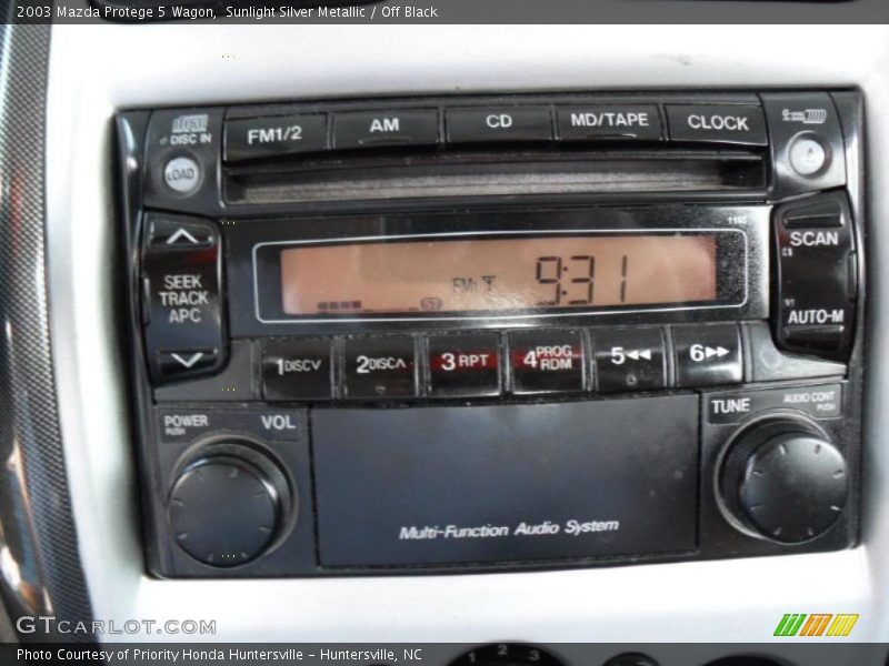Sunlight Silver Metallic / Off Black 2003 Mazda Protege 5 Wagon