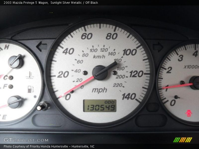Sunlight Silver Metallic / Off Black 2003 Mazda Protege 5 Wagon