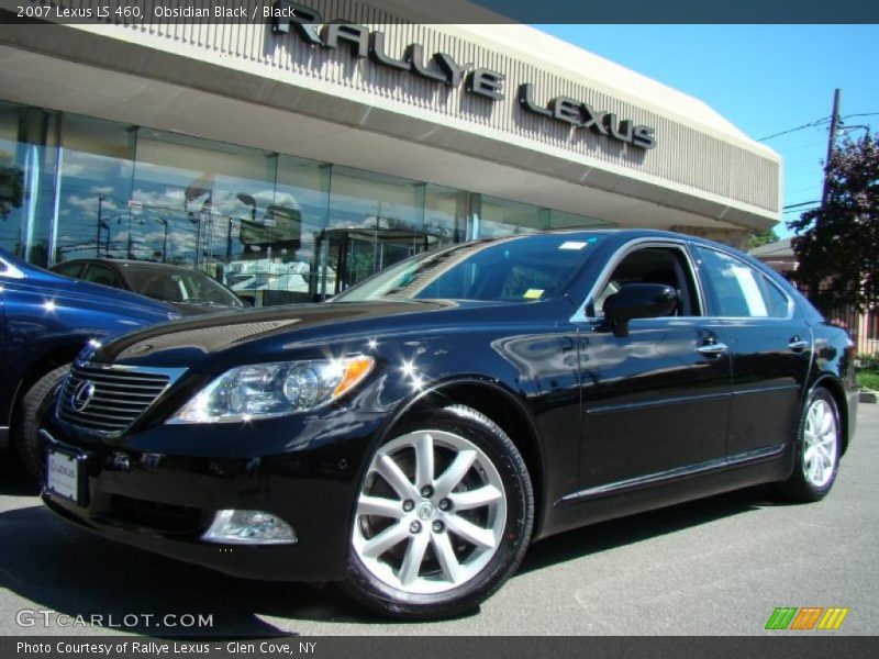 Obsidian Black / Black 2007 Lexus LS 460