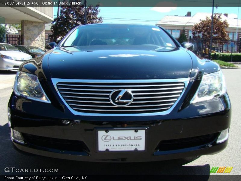 Obsidian Black / Black 2007 Lexus LS 460