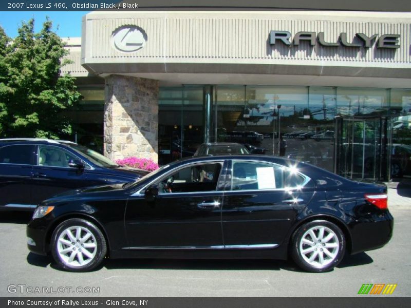 Obsidian Black / Black 2007 Lexus LS 460