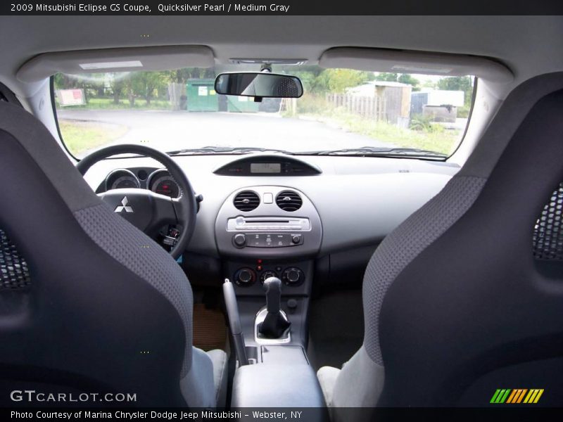 Quicksilver Pearl / Medium Gray 2009 Mitsubishi Eclipse GS Coupe