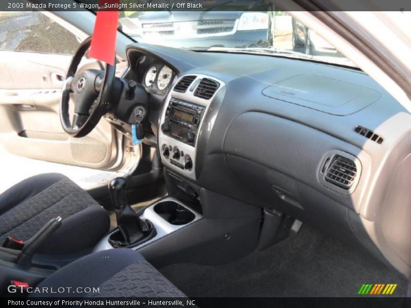 Sunlight Silver Metallic / Off Black 2003 Mazda Protege 5 Wagon
