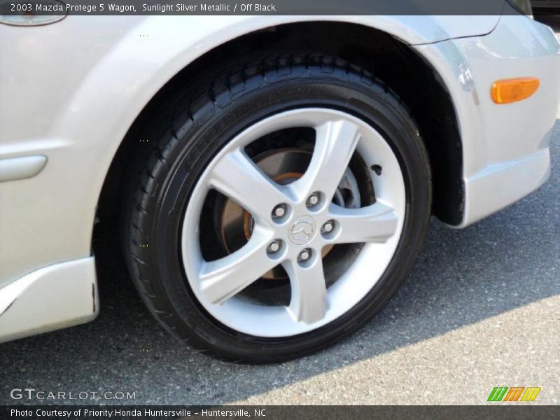 Sunlight Silver Metallic / Off Black 2003 Mazda Protege 5 Wagon