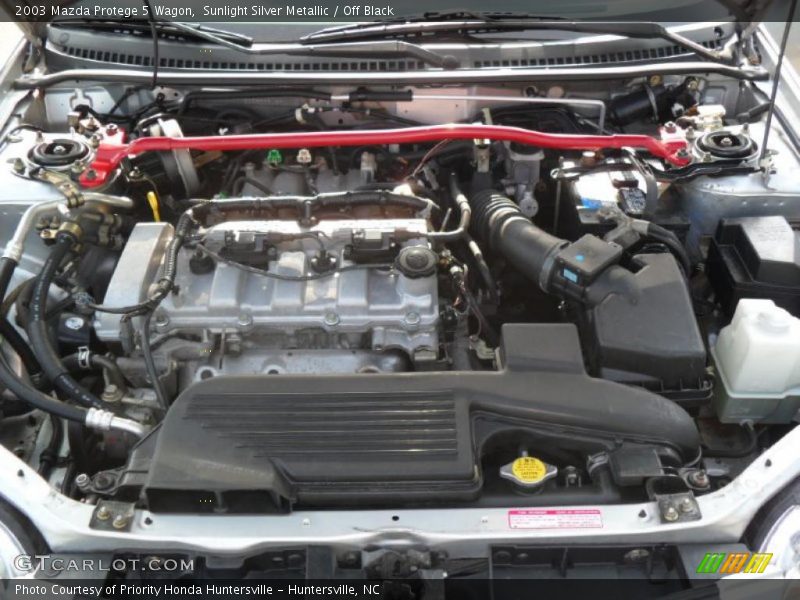 Sunlight Silver Metallic / Off Black 2003 Mazda Protege 5 Wagon