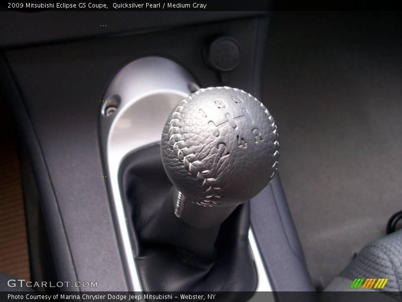 Quicksilver Pearl / Medium Gray 2009 Mitsubishi Eclipse GS Coupe