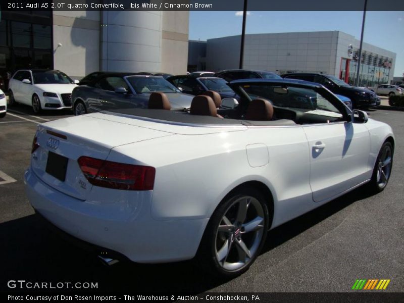 Ibis White / Cinnamon Brown 2011 Audi A5 2.0T quattro Convertible
