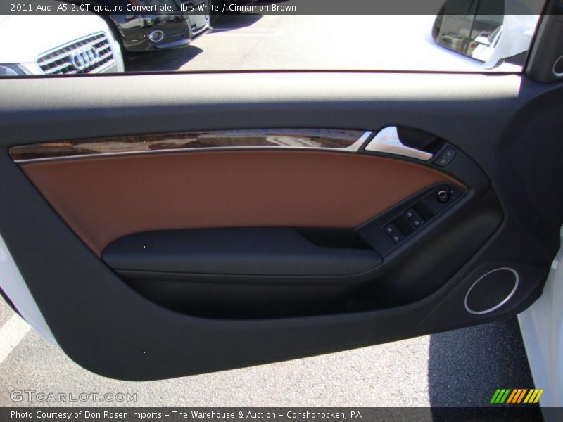 Ibis White / Cinnamon Brown 2011 Audi A5 2.0T quattro Convertible