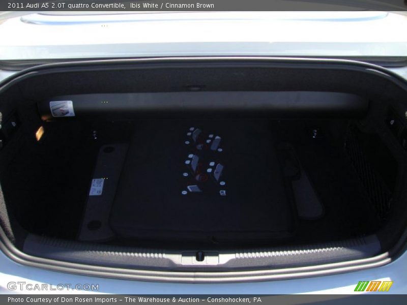Ibis White / Cinnamon Brown 2011 Audi A5 2.0T quattro Convertible