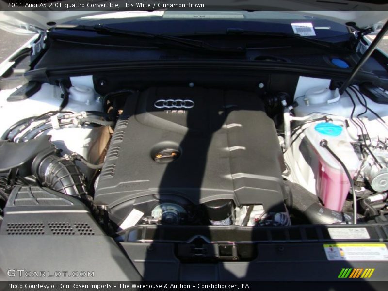 Ibis White / Cinnamon Brown 2011 Audi A5 2.0T quattro Convertible