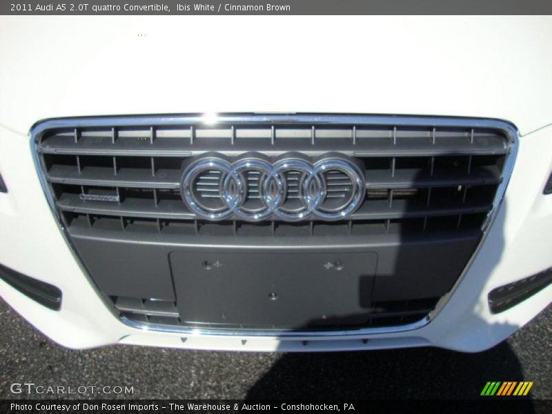 Ibis White / Cinnamon Brown 2011 Audi A5 2.0T quattro Convertible