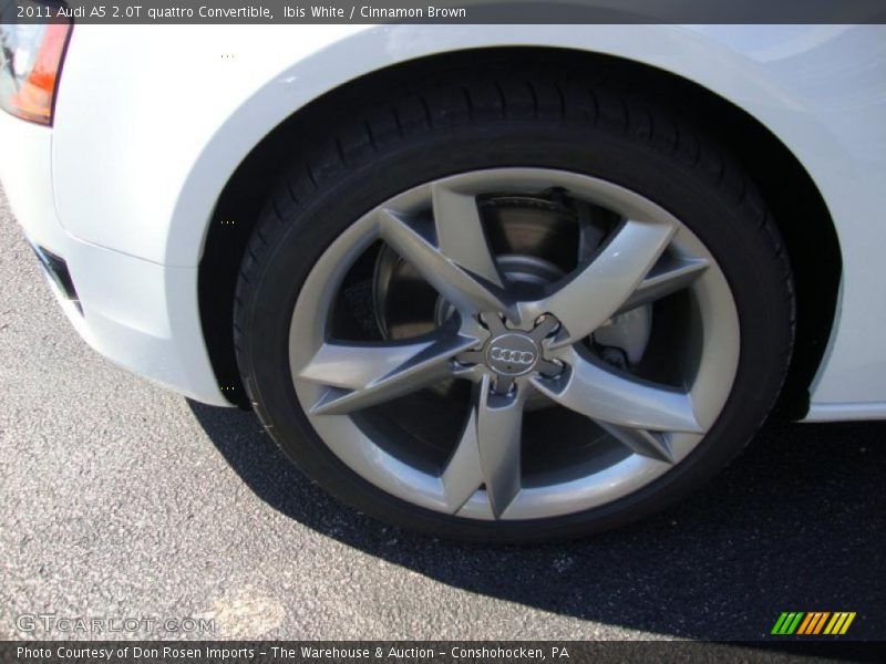 Ibis White / Cinnamon Brown 2011 Audi A5 2.0T quattro Convertible