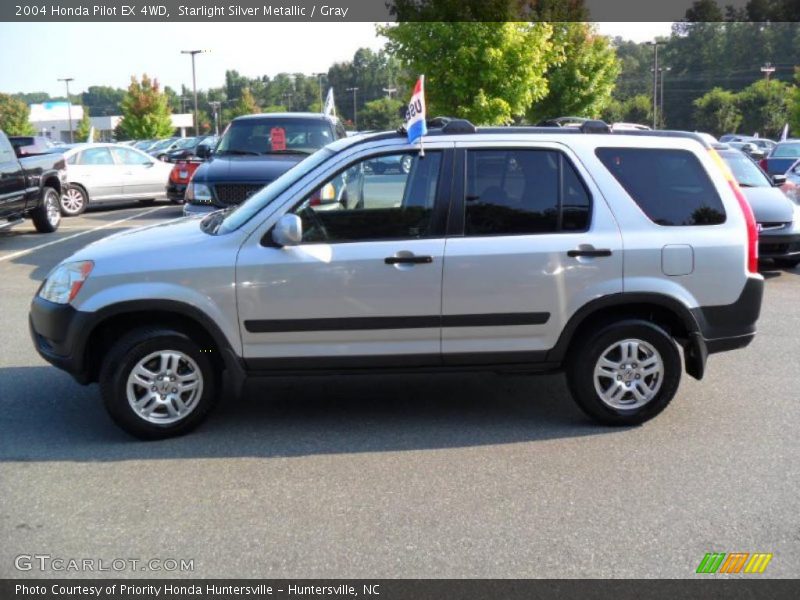 Starlight Silver Metallic / Gray 2004 Honda Pilot EX 4WD