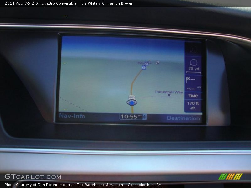 Ibis White / Cinnamon Brown 2011 Audi A5 2.0T quattro Convertible