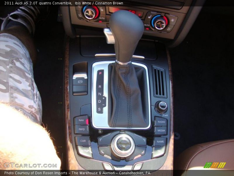 Ibis White / Cinnamon Brown 2011 Audi A5 2.0T quattro Convertible