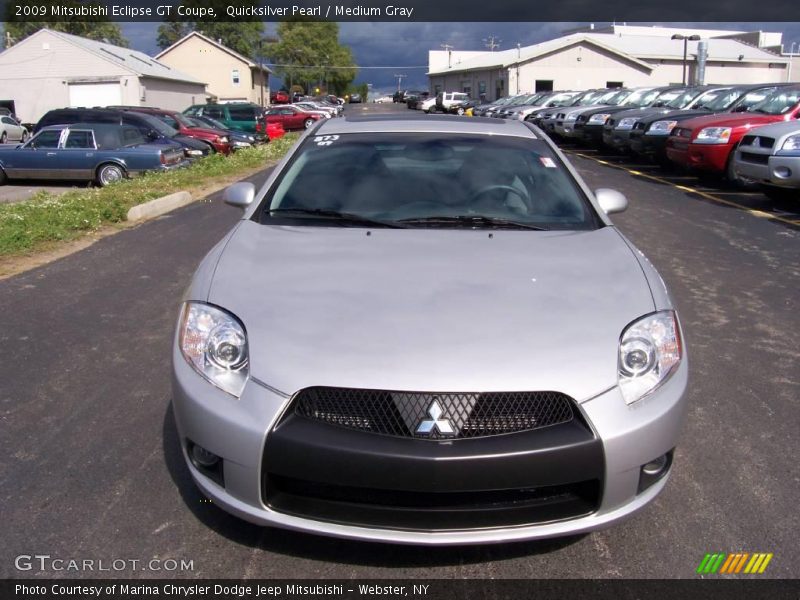 Quicksilver Pearl / Medium Gray 2009 Mitsubishi Eclipse GT Coupe