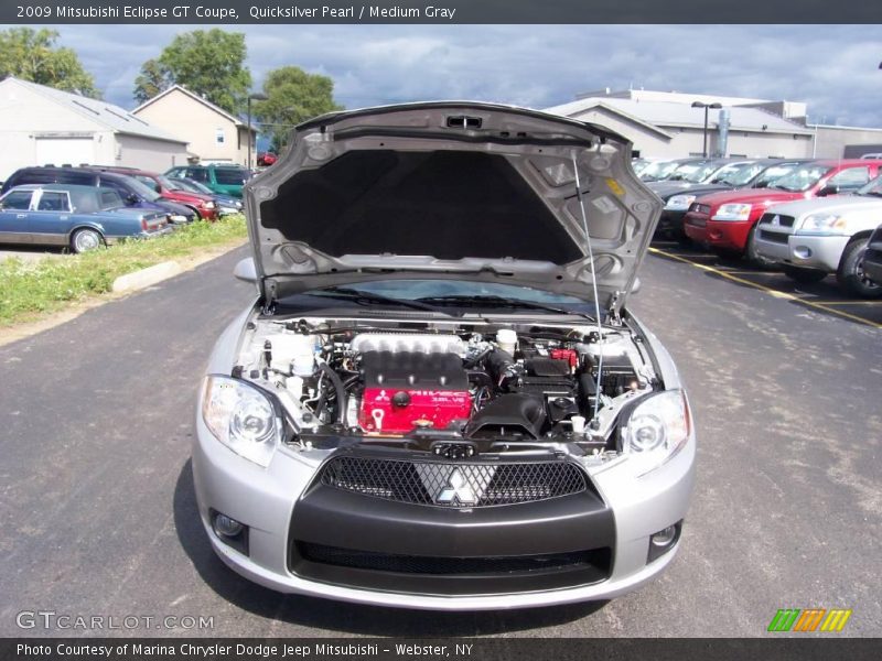 Quicksilver Pearl / Medium Gray 2009 Mitsubishi Eclipse GT Coupe