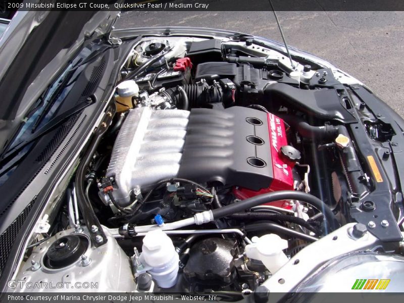 Quicksilver Pearl / Medium Gray 2009 Mitsubishi Eclipse GT Coupe