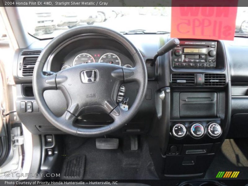 Starlight Silver Metallic / Gray 2004 Honda Pilot EX 4WD