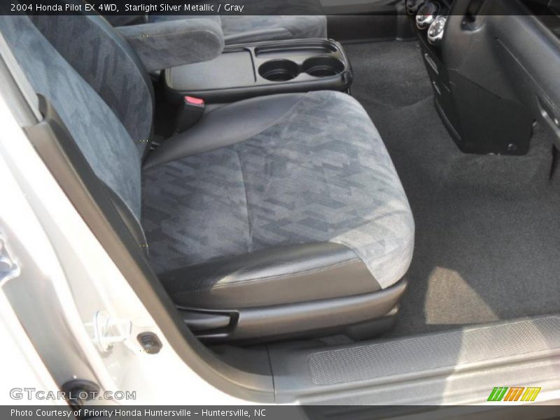 Starlight Silver Metallic / Gray 2004 Honda Pilot EX 4WD