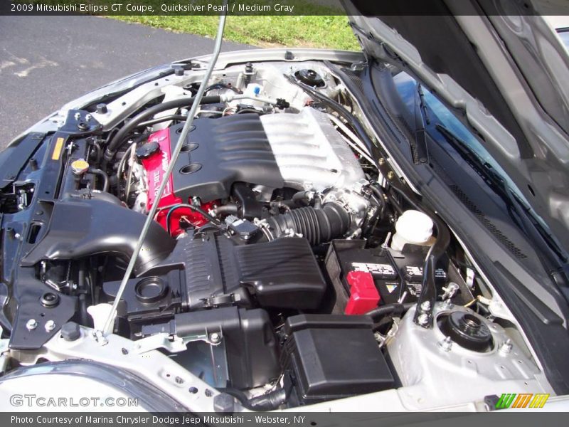 Quicksilver Pearl / Medium Gray 2009 Mitsubishi Eclipse GT Coupe