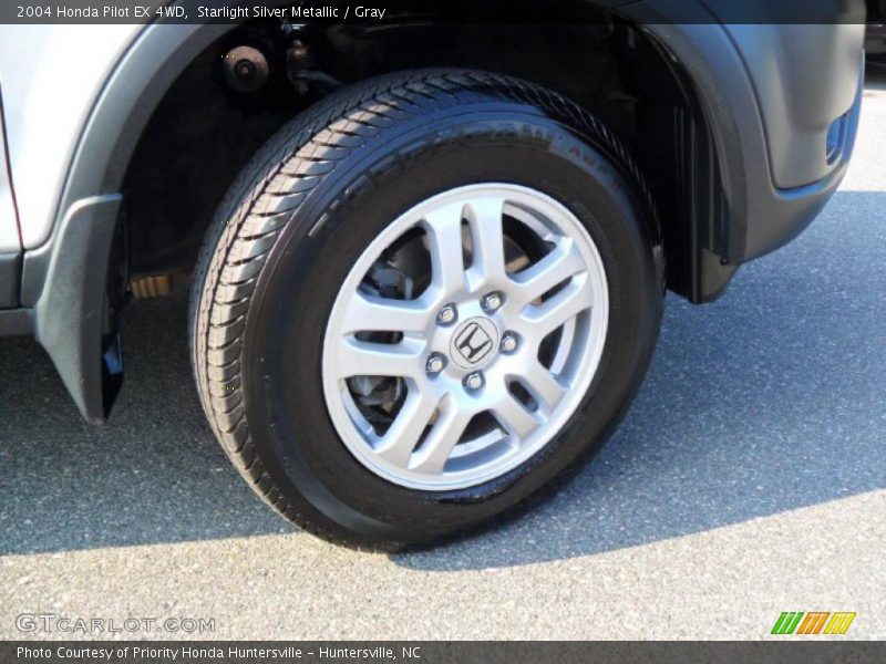 Starlight Silver Metallic / Gray 2004 Honda Pilot EX 4WD