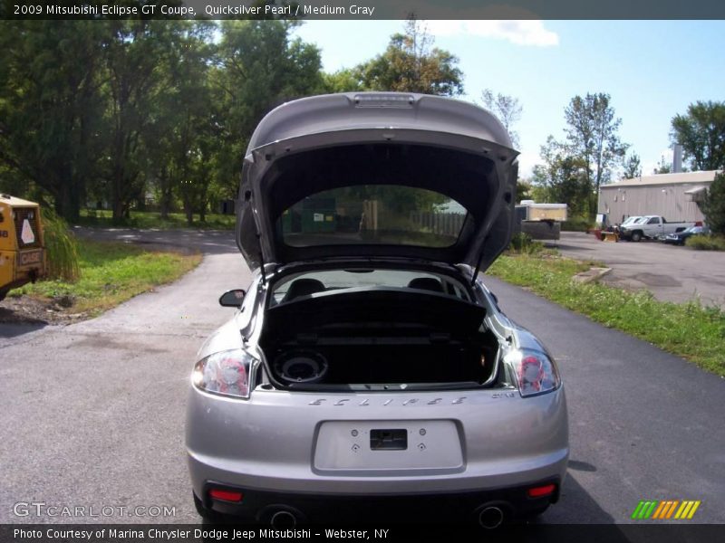 Quicksilver Pearl / Medium Gray 2009 Mitsubishi Eclipse GT Coupe