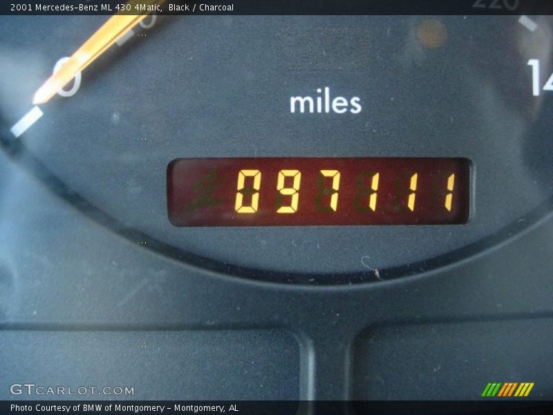 Black / Charcoal 2001 Mercedes-Benz ML 430 4Matic