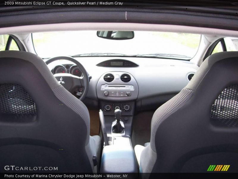Quicksilver Pearl / Medium Gray 2009 Mitsubishi Eclipse GT Coupe