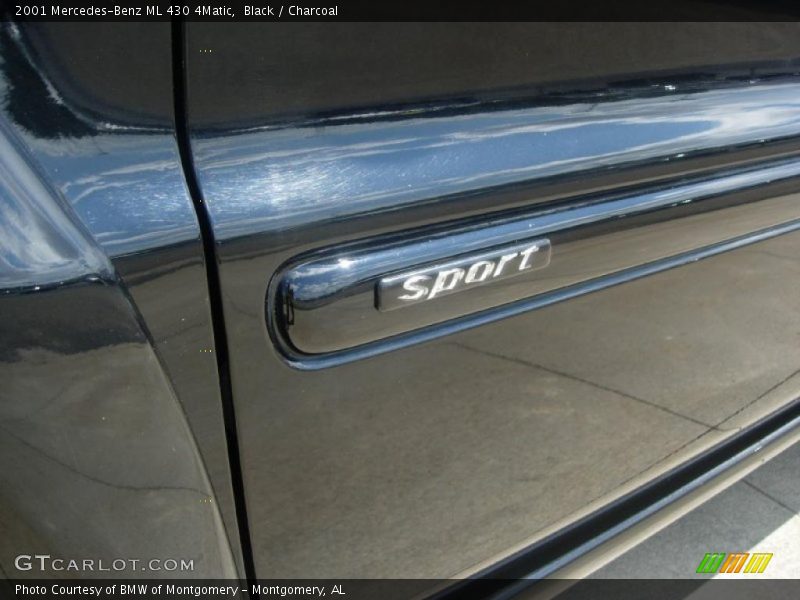 Black / Charcoal 2001 Mercedes-Benz ML 430 4Matic