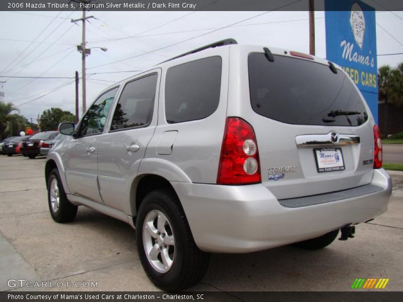 Platinum Silver Metallic / Dark Flint Gray 2006 Mazda Tribute s